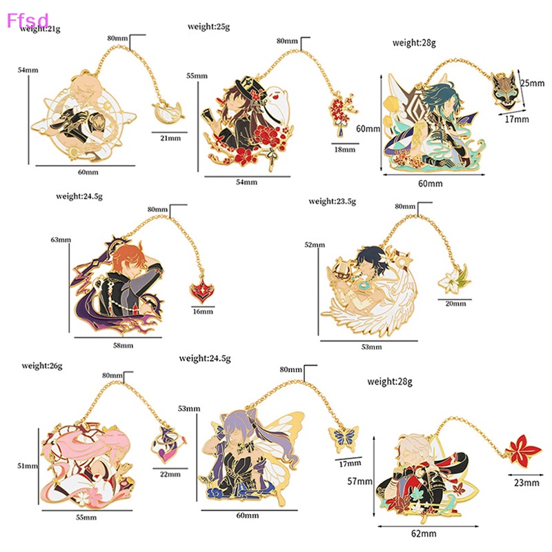 {Ffsd} Huy Hiệu Cài Áo Bằng Kim Loại Hình Game Genshin Hoạt Hình Làm Quà Tặng Trang Sức / Túi Xách Corsage * Bán Chạy
