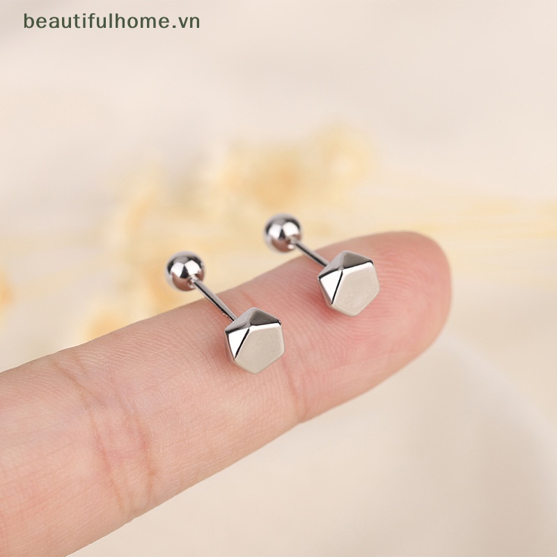 1 Đôi Bông Tai Hình Xoắn Ốc Đơn Giản Dành Cho Nữ