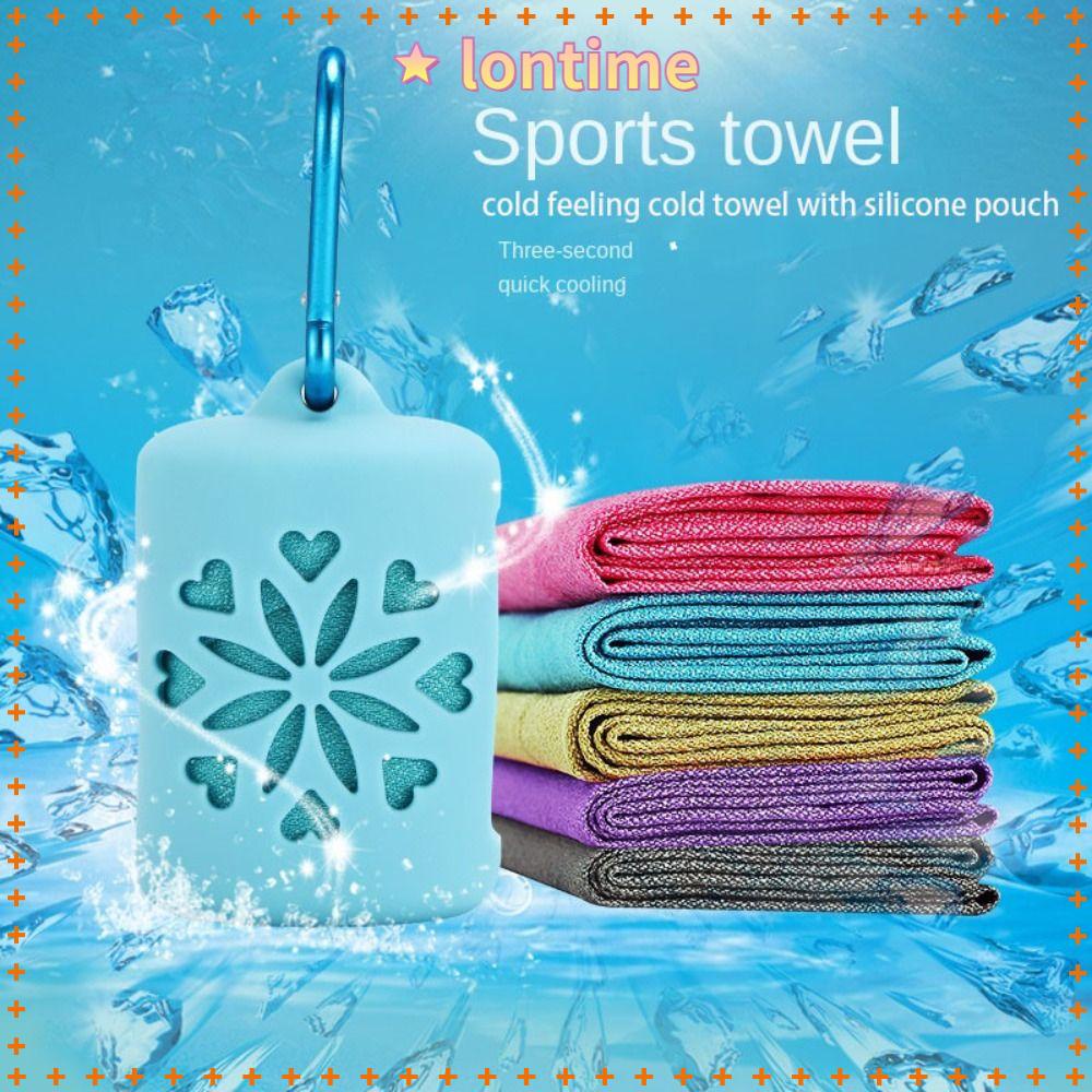 Khăn Lạnh Thể Thao Bằng Sợi Microfiber Kèm Túi Silicon Tiện Dụng