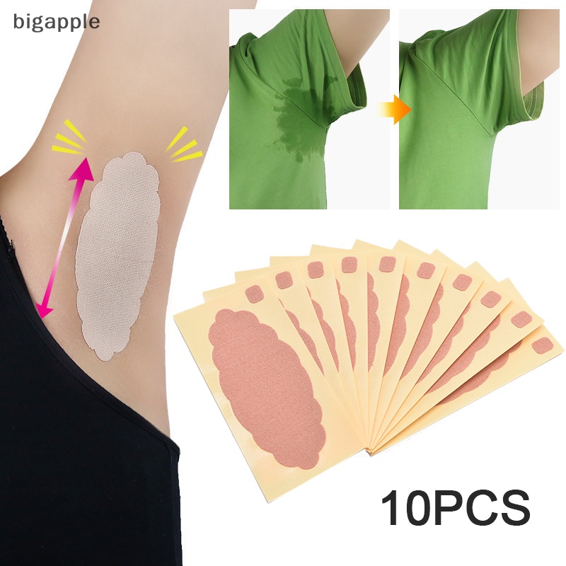 Set 10 Miếng Dán Thấm Hút Mồ Hôi Cho Vùng Da Dưới Cánh Tay Tiện Dụng