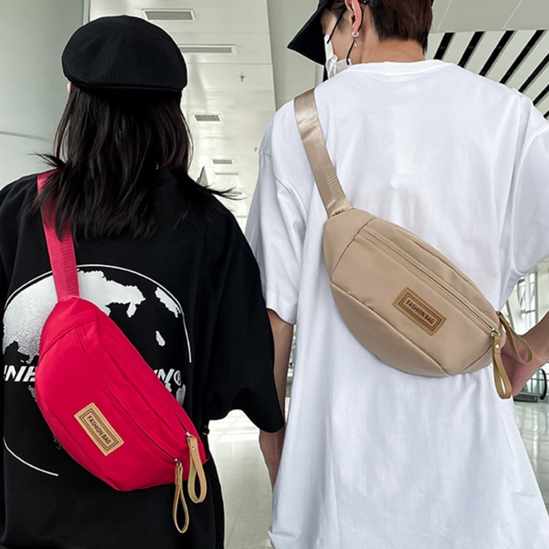 Túi Đeo Chéo Ngực / Thắt Lưng Bằng Nylon Sức Chứa Lớn Phong Cách Thể Thao Thời Trang Cho Nam Và Nữ