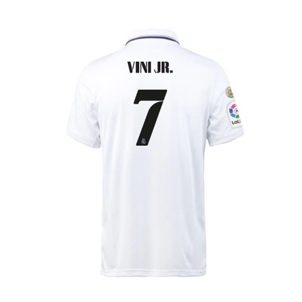 Áo Thun Thể Thao Tay Ngắn In Logo real madrid jr no.7 2022-2023