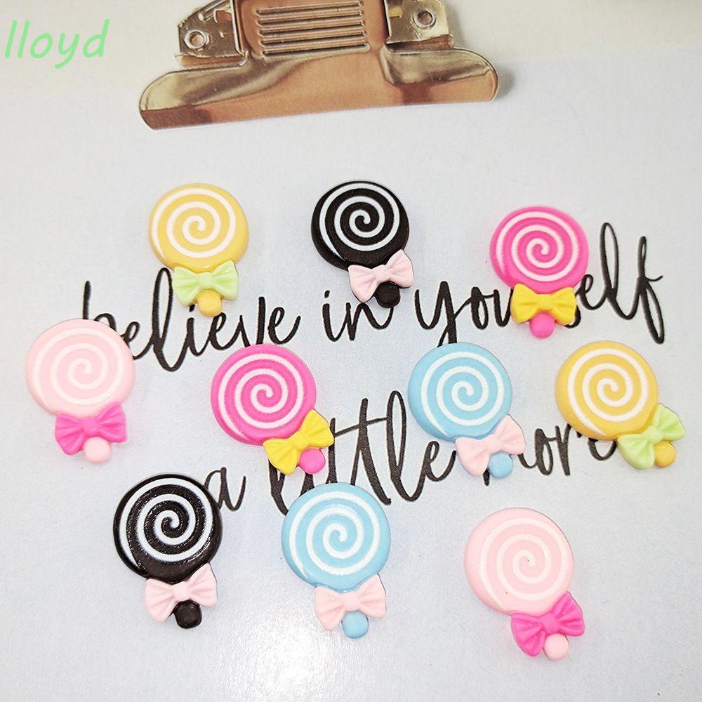 Set 10 Phụ Kiện Trang Trí Điện Thoại / Sổ Tay Bằng Resin DIY