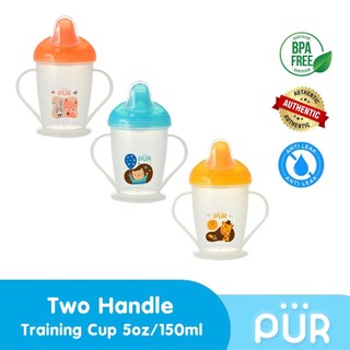 Pure nature - bình tập uống 2 quai pur 175ml