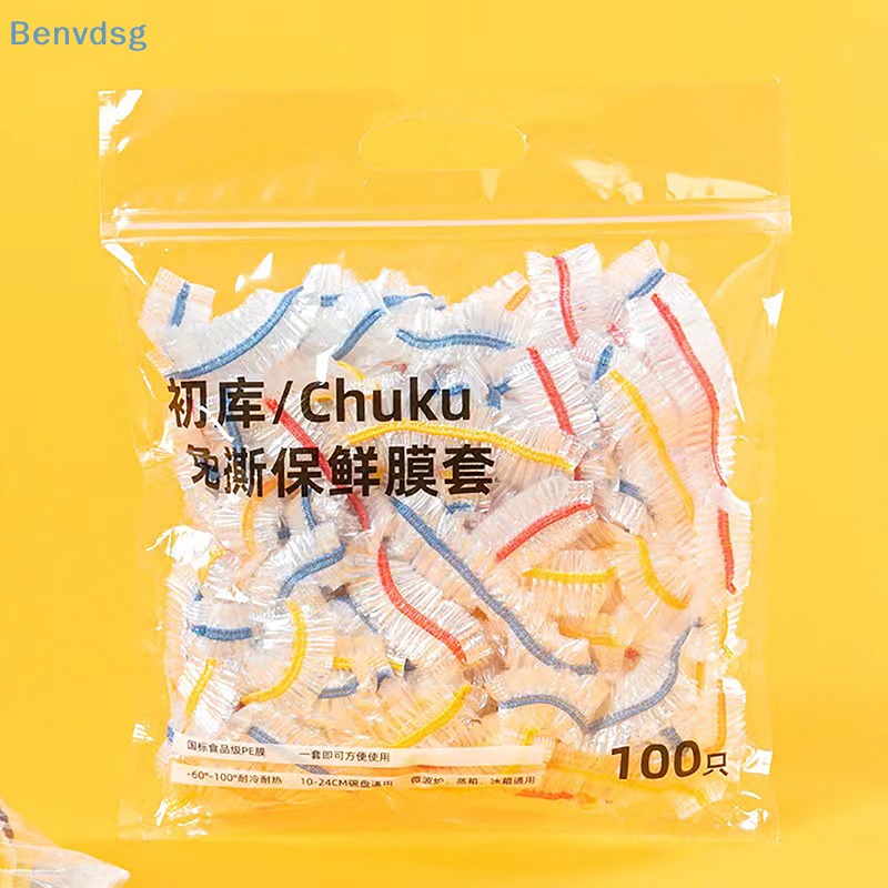 Set 100 Túi Nhựa Bọc Thực Phẩm Nhiều Màu Sắc Dùng Một Lần