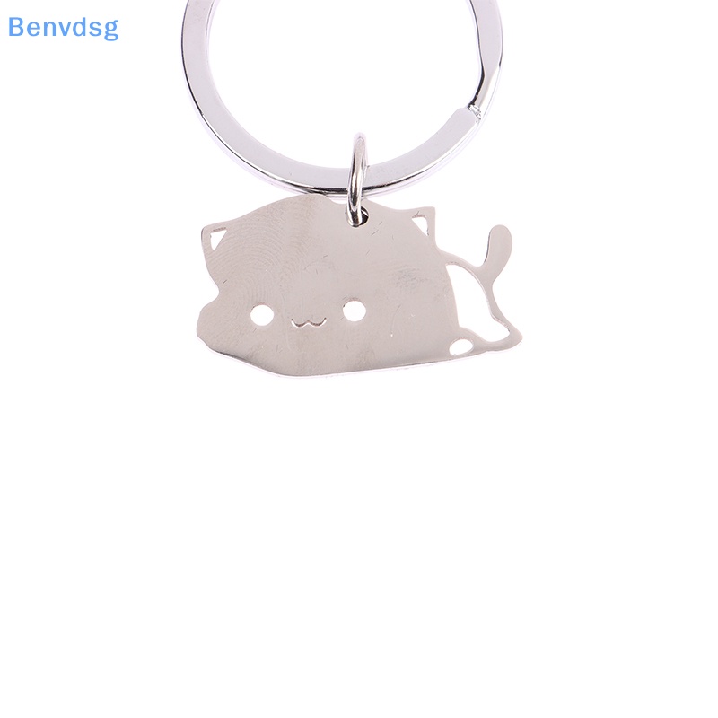 Benvdsg > Móc Khóa Hình Mèo Hoạt Hình Bằng Thép Không Gỉ Trang Trí Túi Xách
