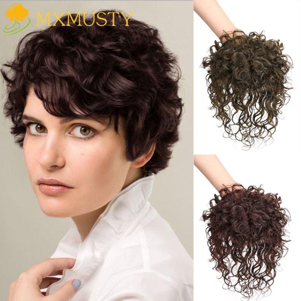 Tóc Giả Mềm Mại Màu Nâu Tự Nhiên Cách Nhiệt Dành Cho Nữ