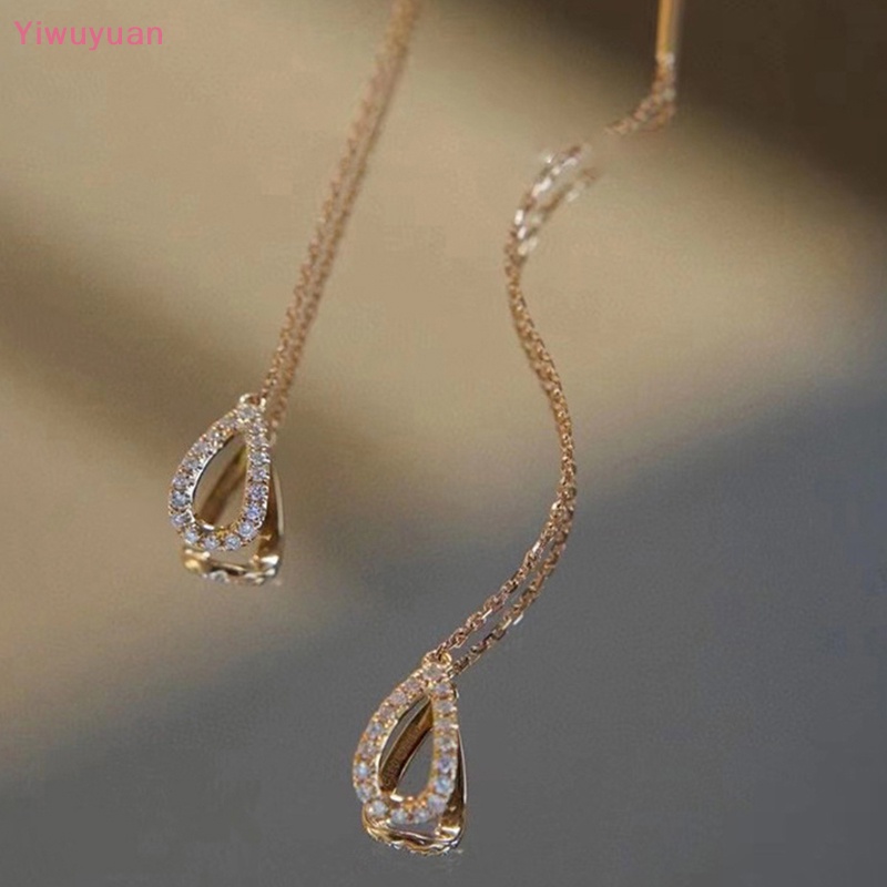 1 Đôi Bông Tai Dáng Dài Đính Đá Thời Trang Mới Cho Nữ