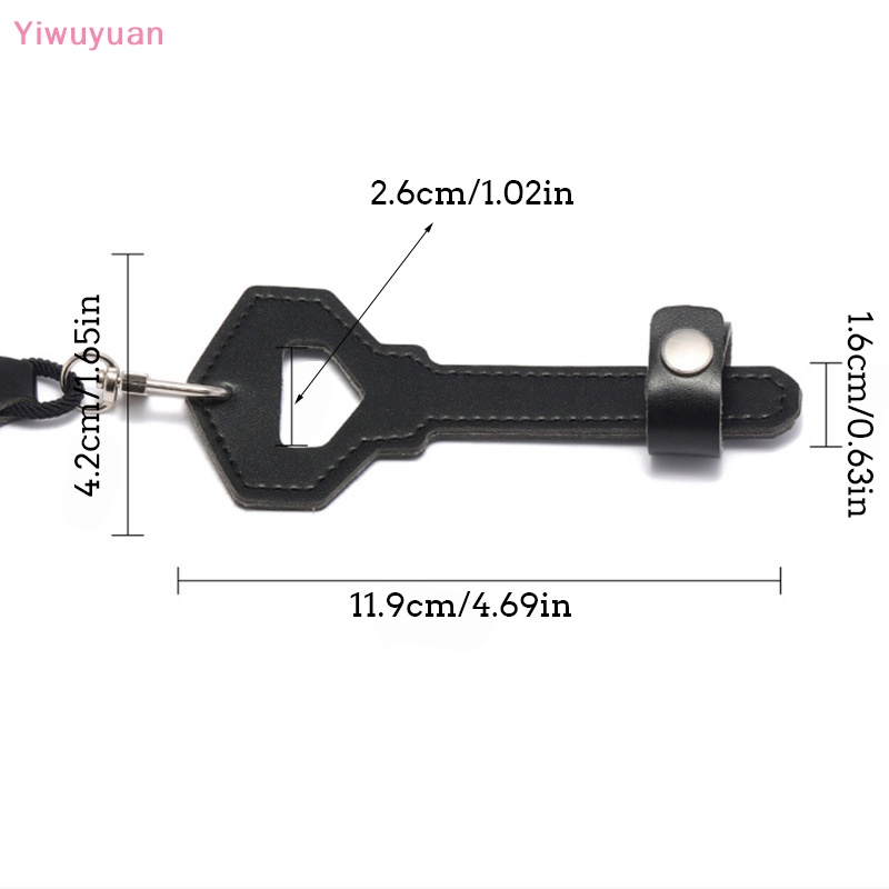 Túi Da Đựng Mắt Kính Hình Chìa Khóa Có Dây Đeo Cổ Mới