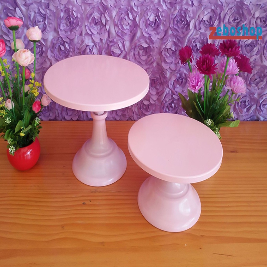 Giá Đỡ Trưng Bày Bánh Kem / Món Tráng Miệng Bằng Kim Loại Chống Trượt Ổn Định