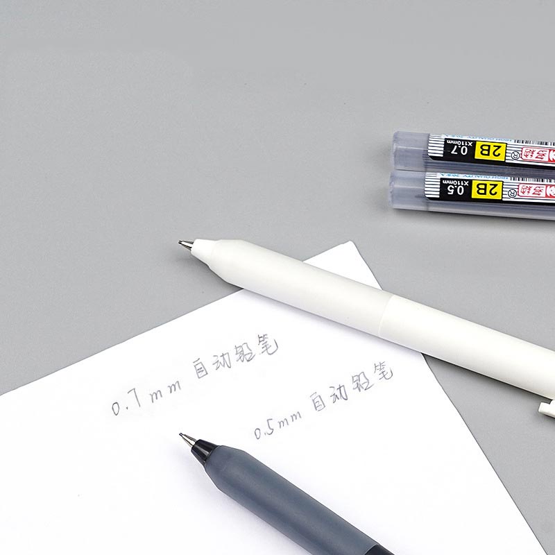 Bút Chì Bấm Tự Động 0.5 / 0.7 Inch Thiết Kế Đơn Giản Cho Học Sinh