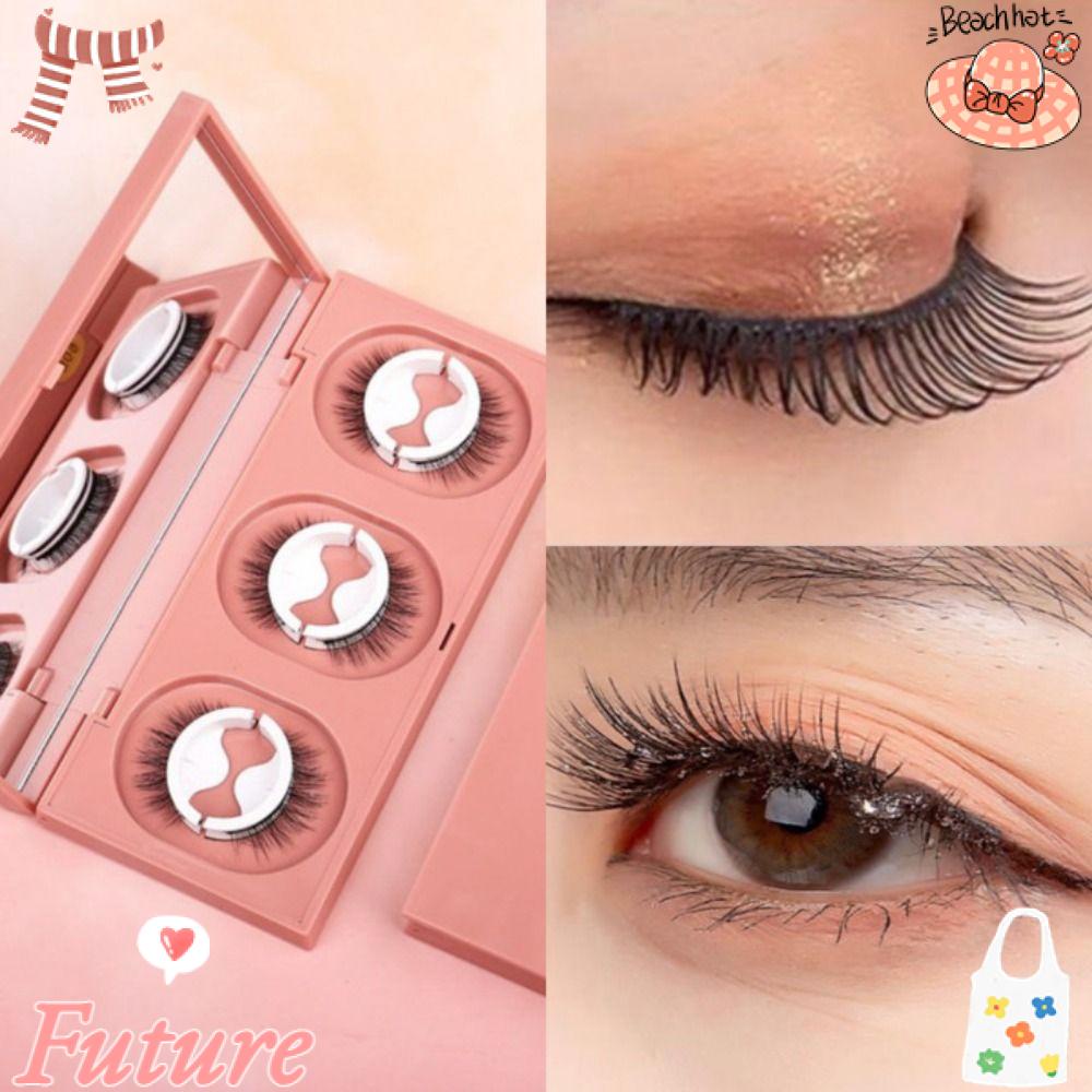 Lông Mi Giả Dài Tự Dính Trang Điểm Mắt Mèo