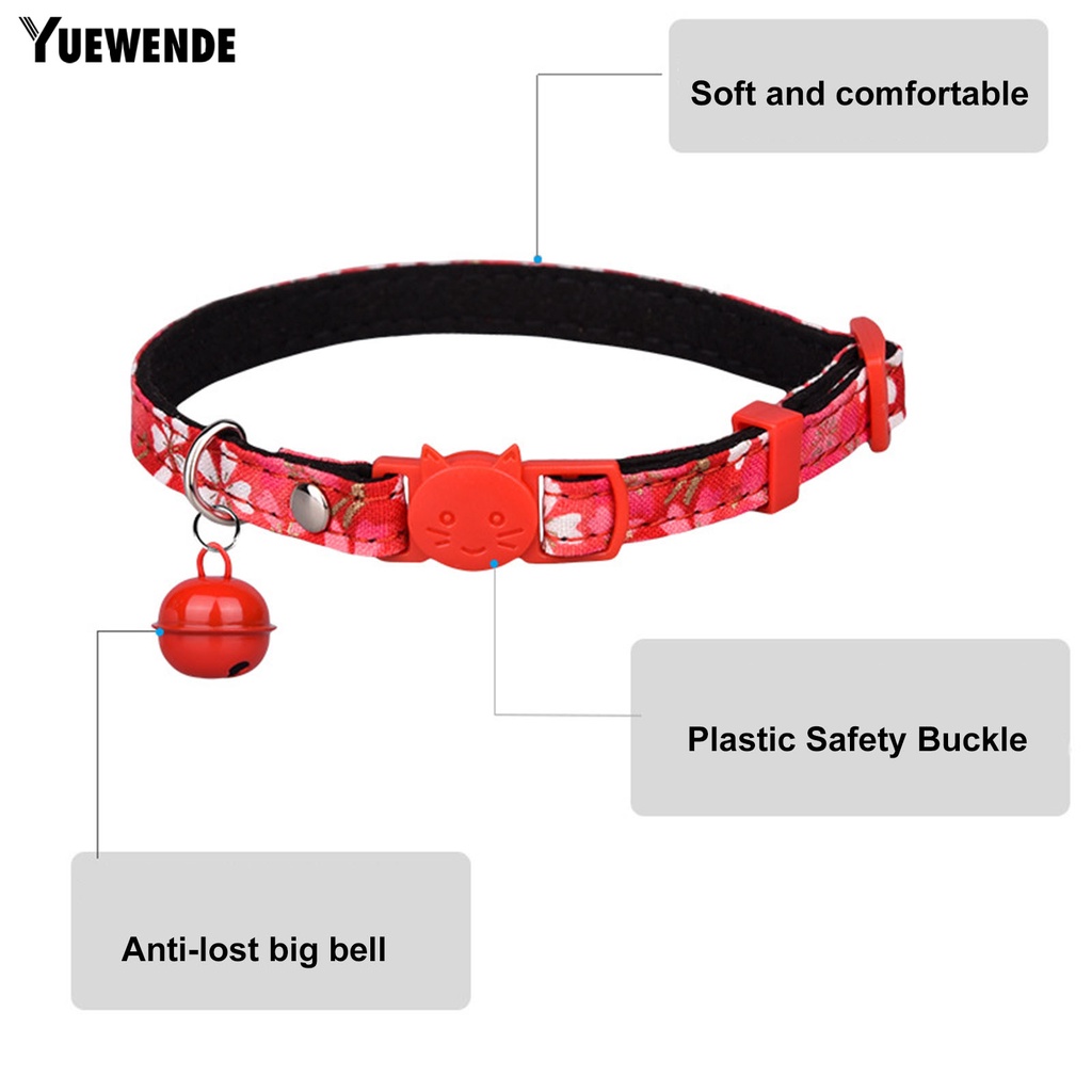 Yq.e Vòng Cổ Tháo Rời Được Họa Tiết Hoa Lớn Thoải Mái Dành Cho Thú Cưng Trong Nhà