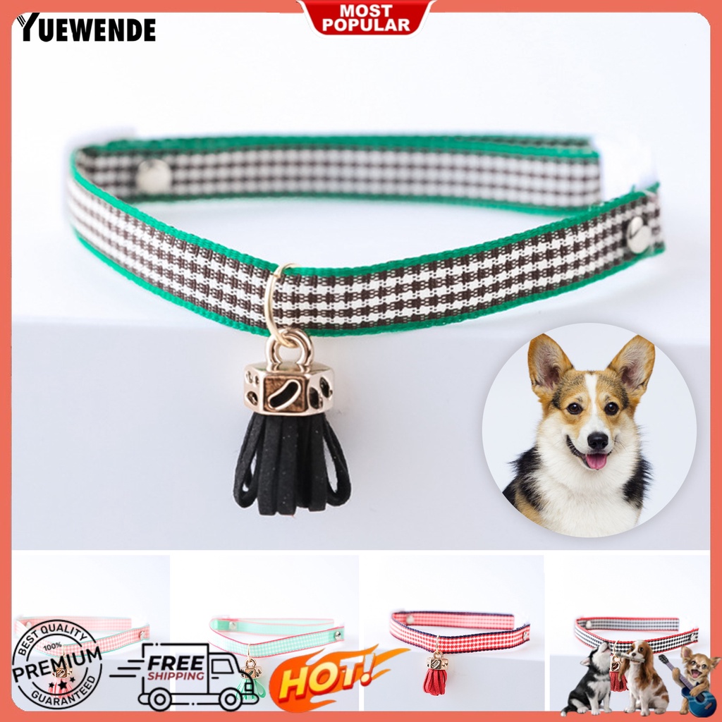 Yq.e Vòng Cổ Co Giãn Cao Họa Tiết Kẻ Sọc Có Khóa Cài Và Dây Đai An Toàn Sử Dụng Tại Nhà Cho Thú