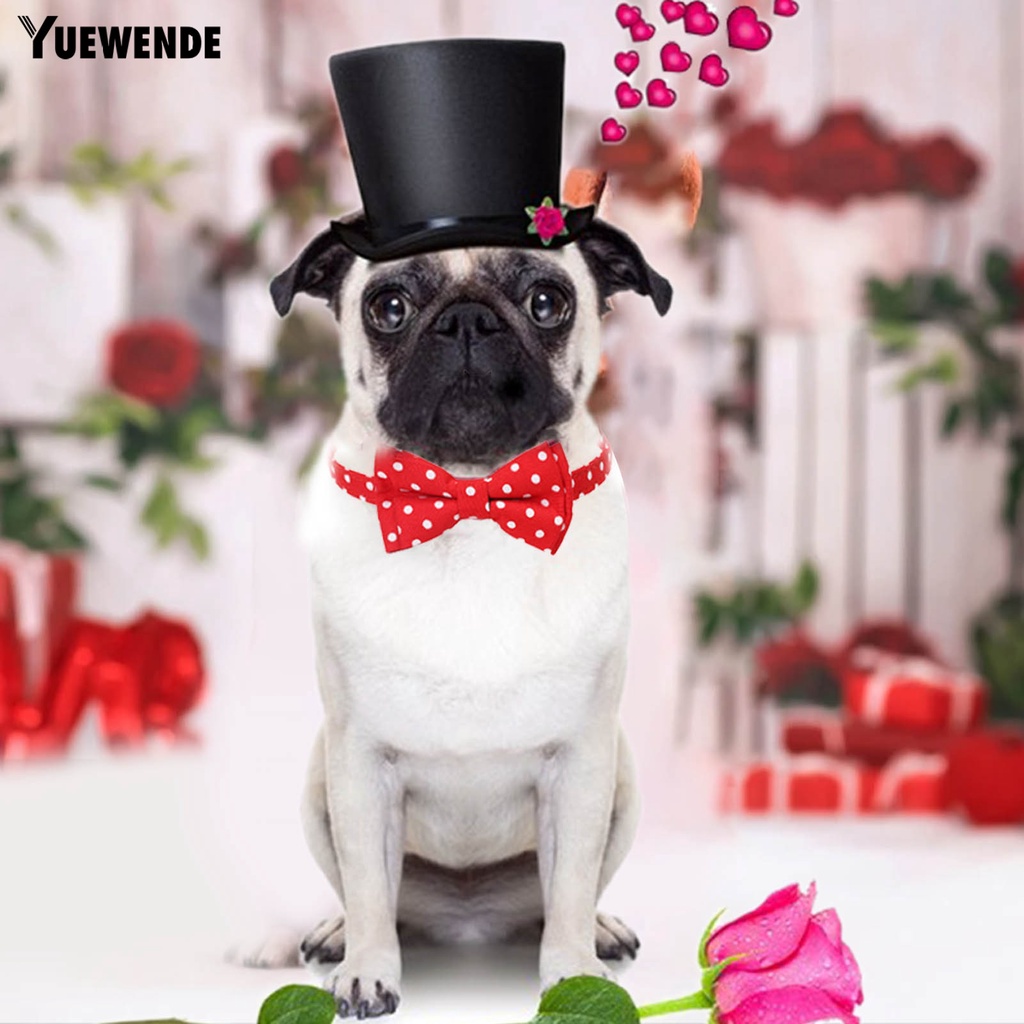 Nơ Đeo Cổ Họa Tiết Chấm Bi Xinh Xắn Cho Thú Cưng
