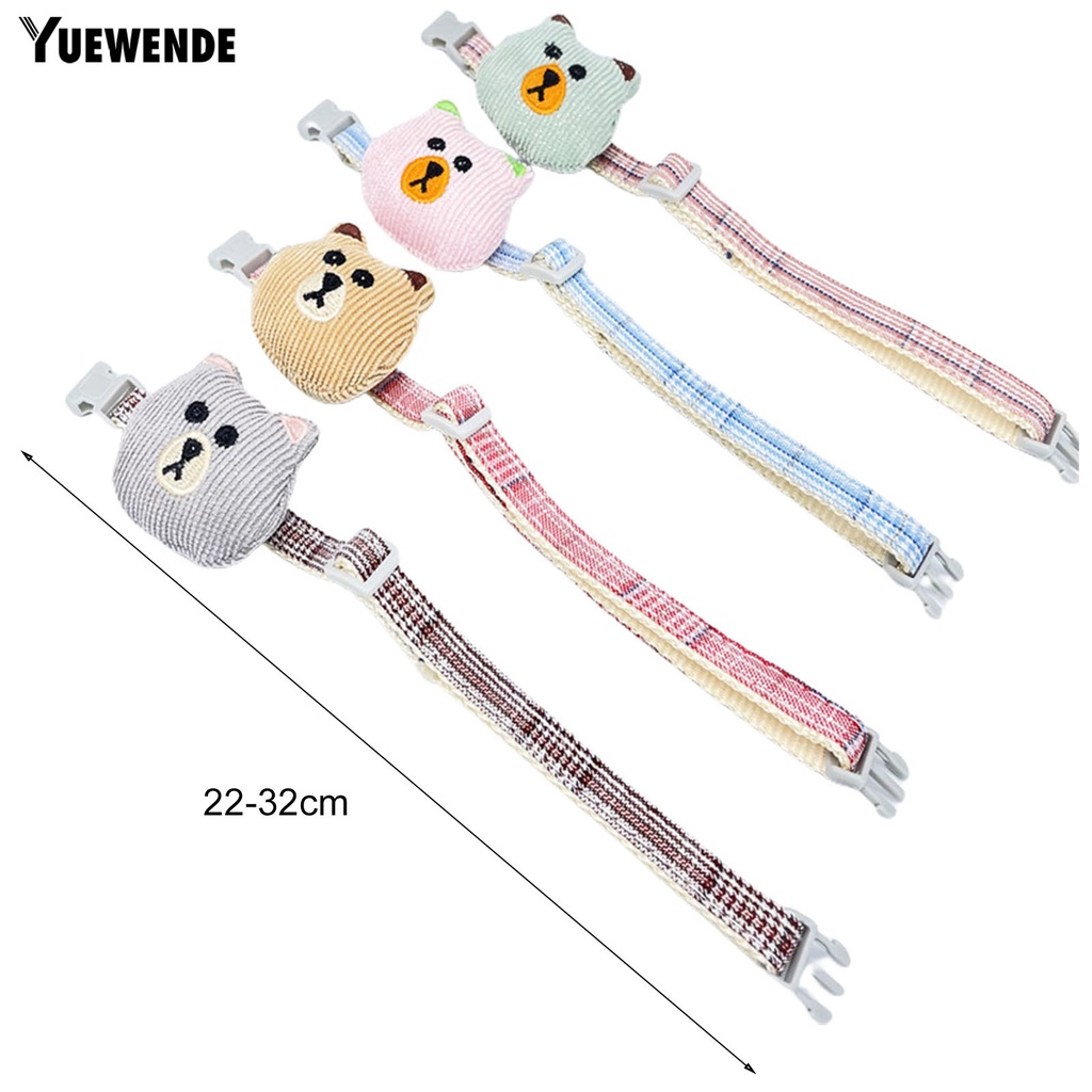 Vòng Cổ Bằng Vải Thoát Hiểm Họa Tiết Gấu Hoạt Hình Dễ Thương Cho Thú Cưng