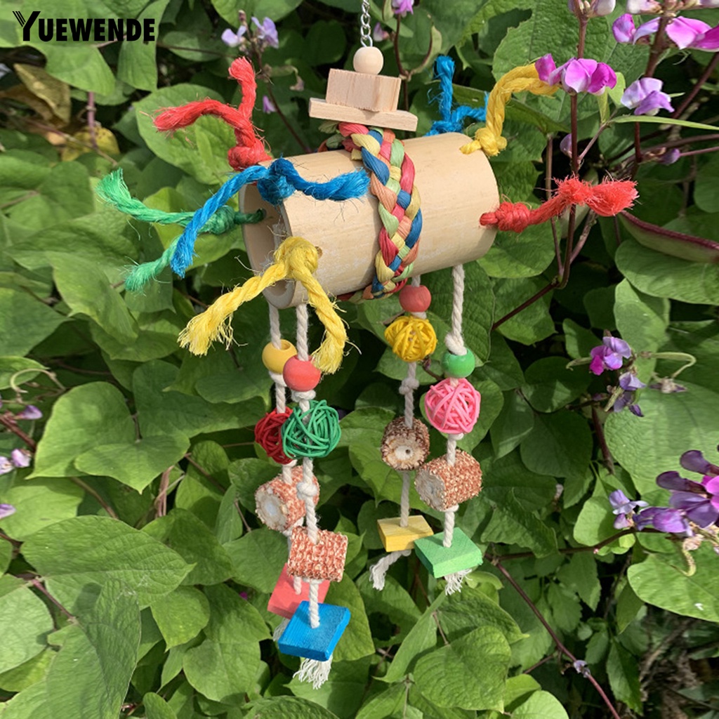 Đồ Chơi Kính Vạn Hoa Bằng Tre Chống Trầy Xước Vui Nhộn Cho Vẹt