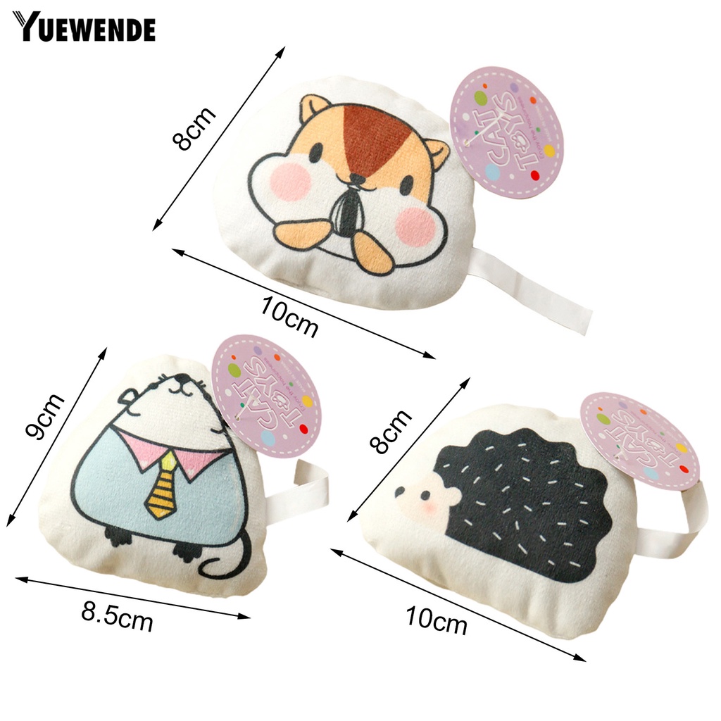 Đồ Chơi Nhồi Bông Hình Động Vật Dễ Thương Cho Mèo Cưng