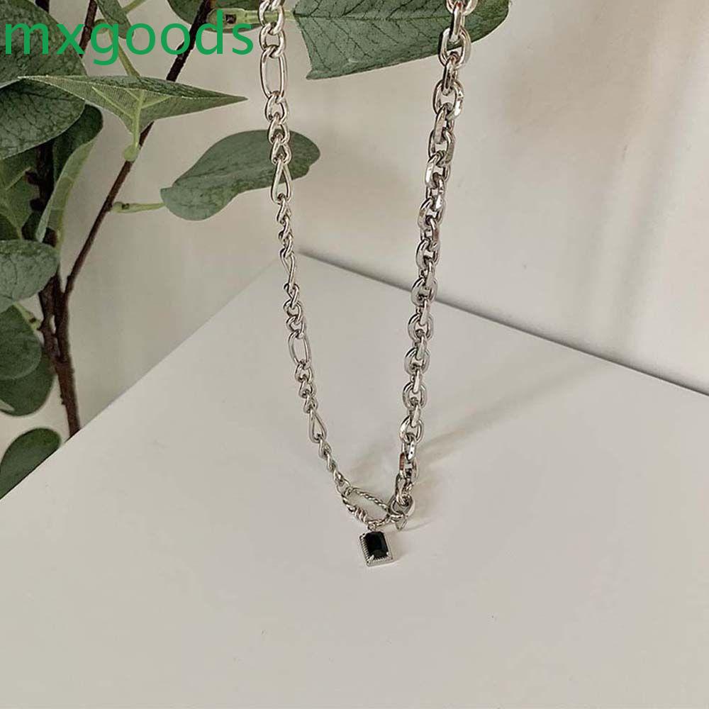 Vòng Cổ Choker Bằng Thép Titan Thiết Kế Độc Đáo Phong Cách Hip Hop Hàn Quốc Thời Trang Cho Nữ