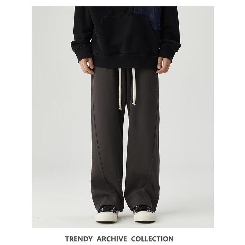 Quần Dài Mỏng Ống Suông Rộng Thoải Mái Thời Trang Đường Phố Mỹ 2023