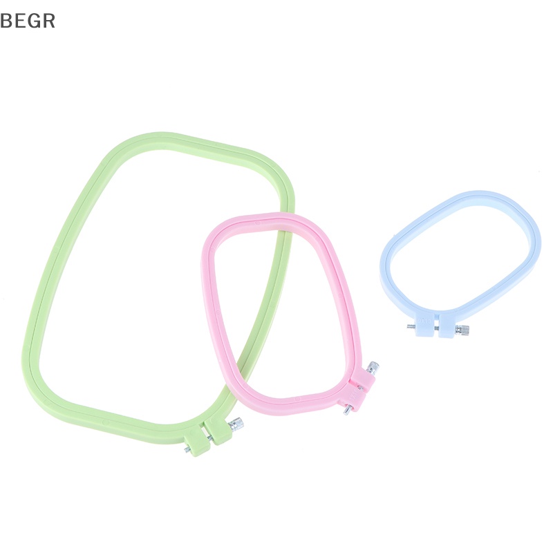 Khung Thêu Chữ Thập 5 Kích Cỡ Bằng Nhựa Hình Vuông DIY