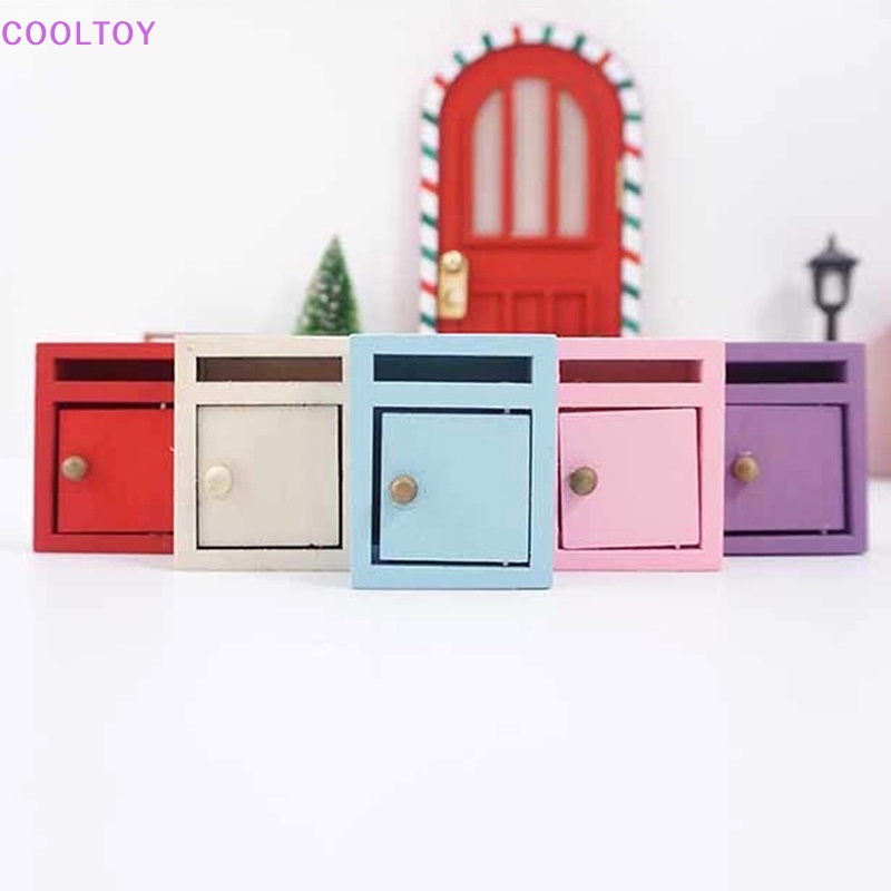 1 Mô Hình Hộp Thư Màu Sắc Trang Trí Nhà Búp Bê / Tỷ Lệ 1: 12