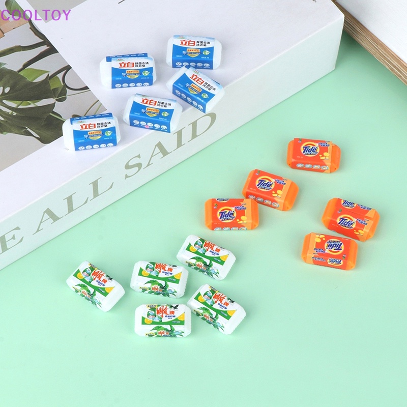 Set 5 Xà Phòng Mini Tỉ Lệ 1: 6 Trang Trí Nhà Búp Bê