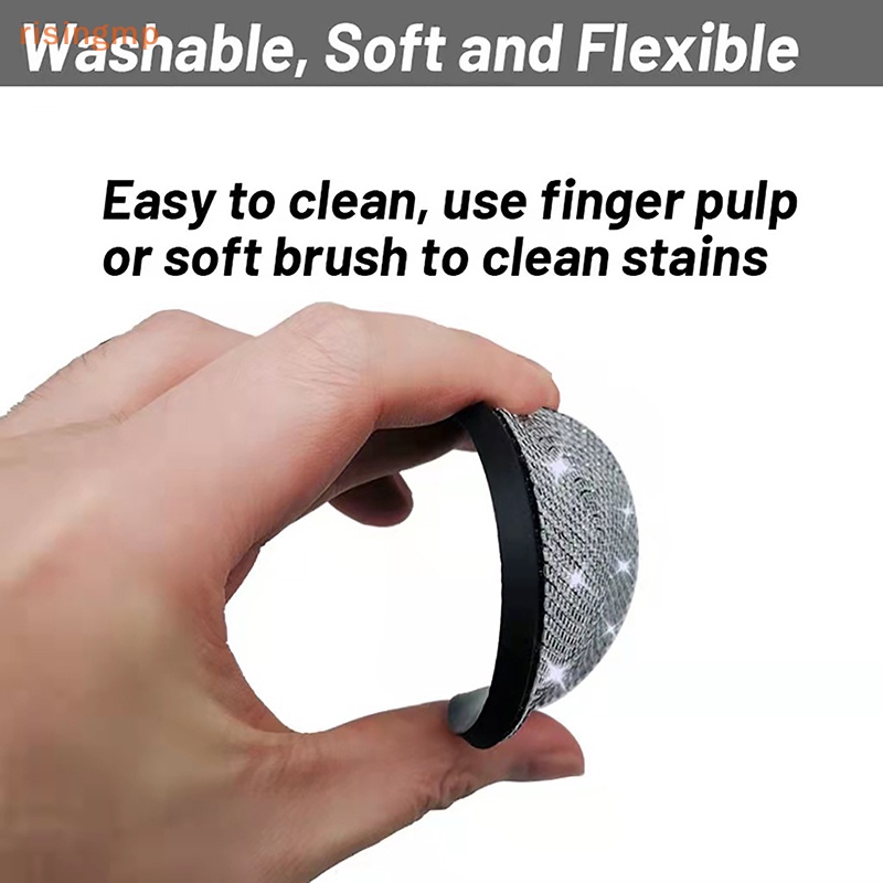 Giá Đỡ Cốc Nước Bằng Silica Gel Đính Kim Cương Chống Trượt Tiện Dụng Cho Xe Hơi