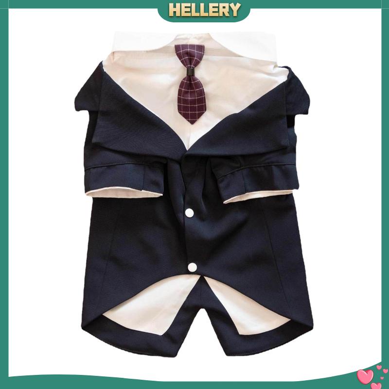 Trang Phục Tuxedo Trọng Lượng Nhẹ Đính Nơ Xinh Xắn Cho Cún Cưng