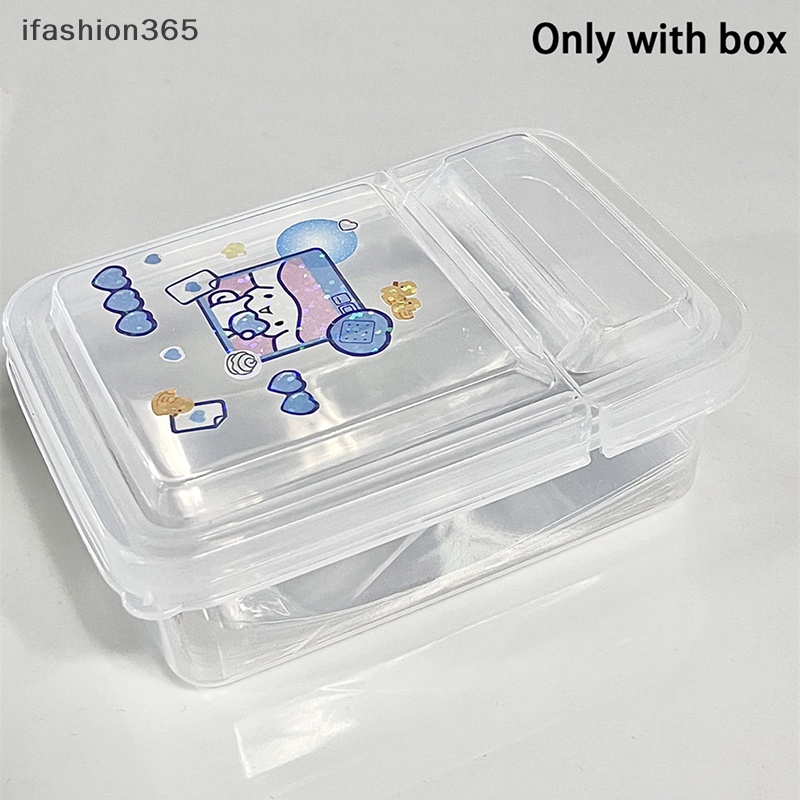 1 Hộp Nhựa Trong Suốt Đựng Trang Sức Có Nắp Đậy Tiện Dụng ifashion365