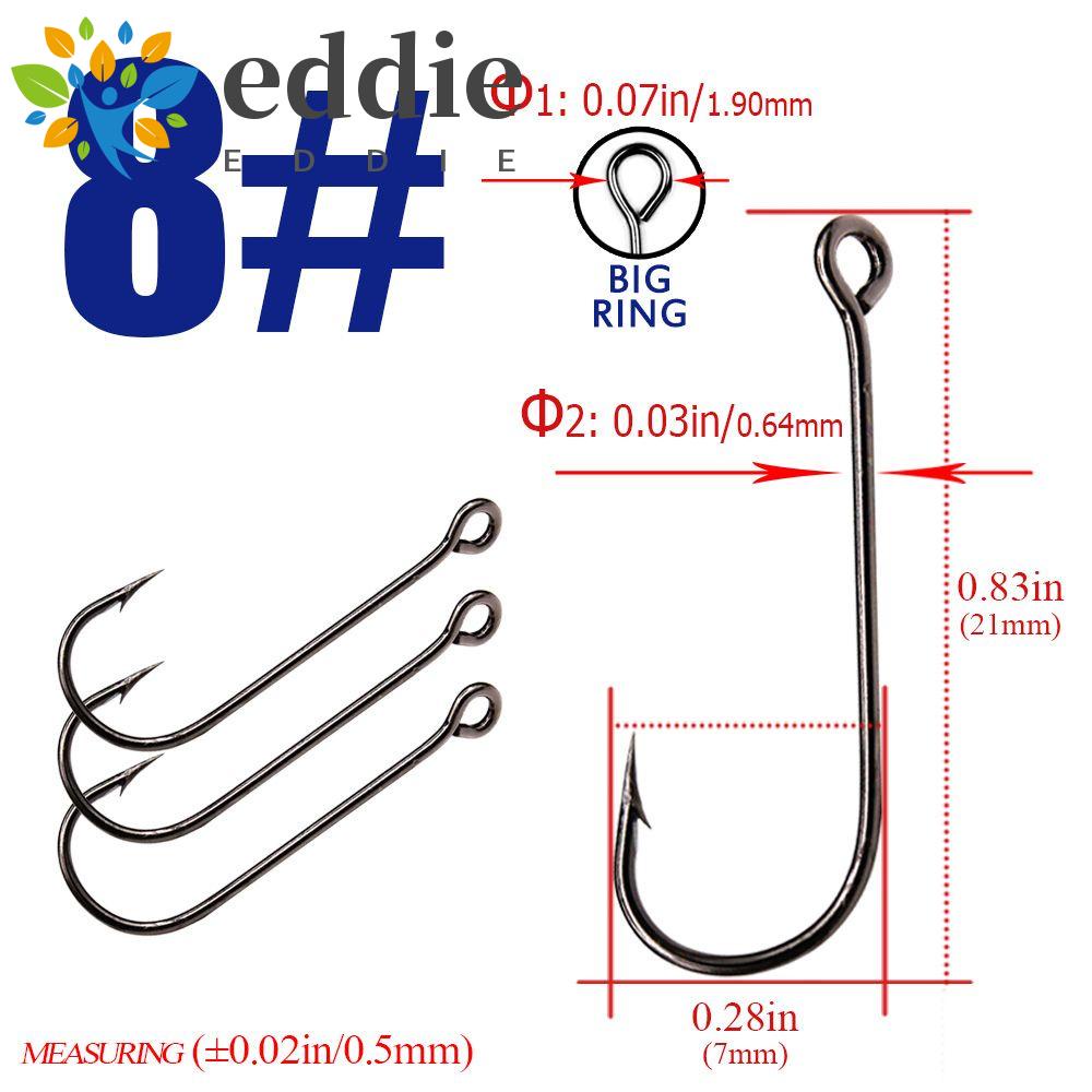 Set 30 Lưỡi Câu 26Eddie Hình Con Sâu
