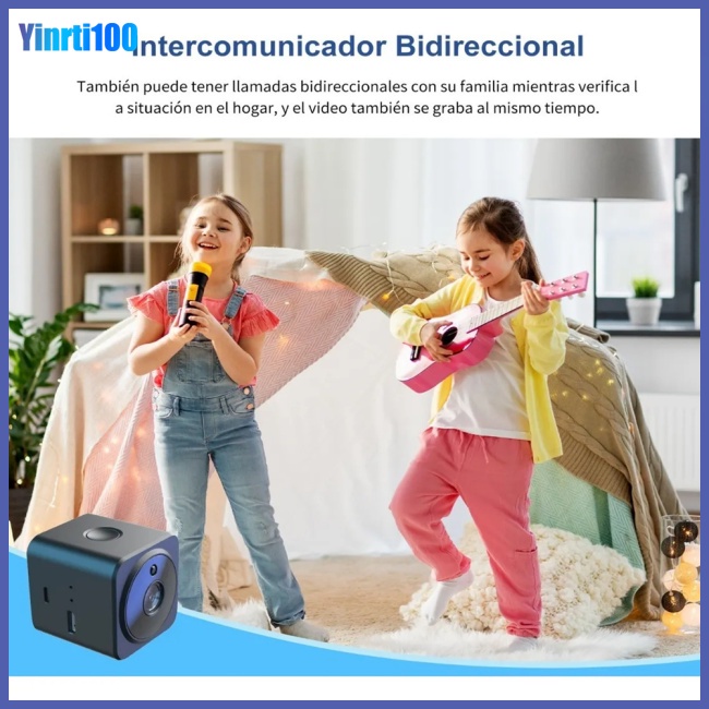 Camera An Ninh Không Dây Hd 1080p Kết Nối Wifi Có Thể Nhìn Đêm