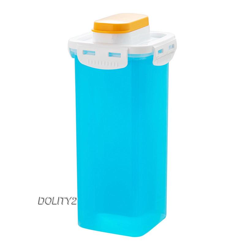 [Dolity2] Hộp Đựng Bột Tẩy Rửa Thực Phẩm Khô Kín Khí Có Nắp Đậy Cho Nhà Bếp