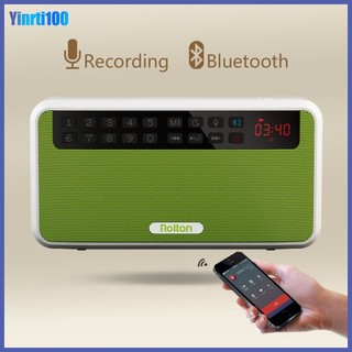 Loa Bluetooth Rolton E500 Hỗ Trợ Thẻ Nhớ Tf