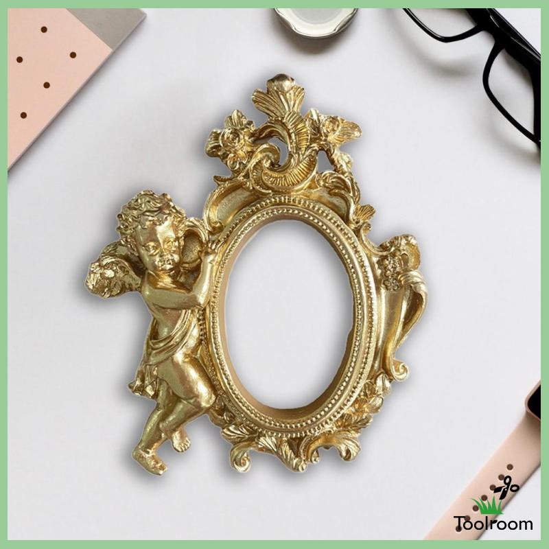 Khuôn Làm Đạo Cụ Trang Trí Hình Oval Mini Bằng Nhựa Resin Kiểu Vintage