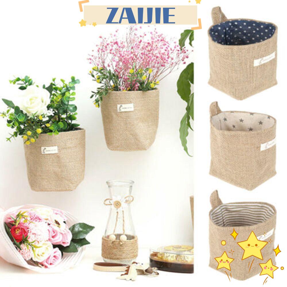 Giỏ Đựng Đồ Dùng 24 Ngăn Bằng Cotton Lanh Siêu Bền Tiện Dụng