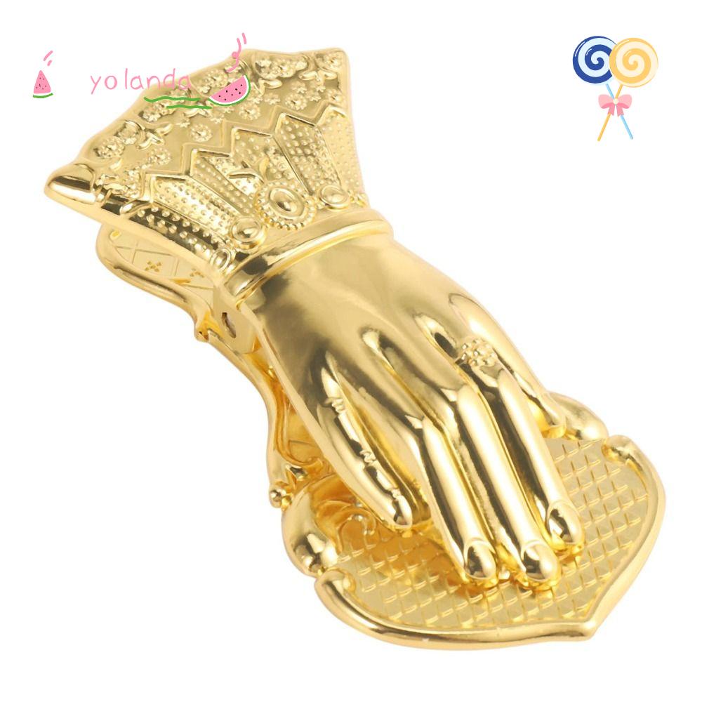Kẹp Giấy Bằng Kim Loại Tiện Dụng Và Bền|Giá Đỡ Tài Liệu Văn Phòng Hình Bàn Tay Phong Cách Vintage