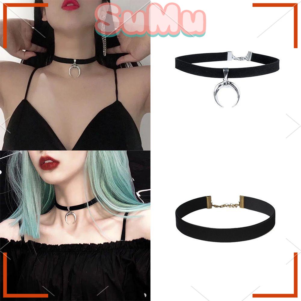 Vòng Cổ Choker Bằng Nhung Phong Cách Vintage Gợi Cảm