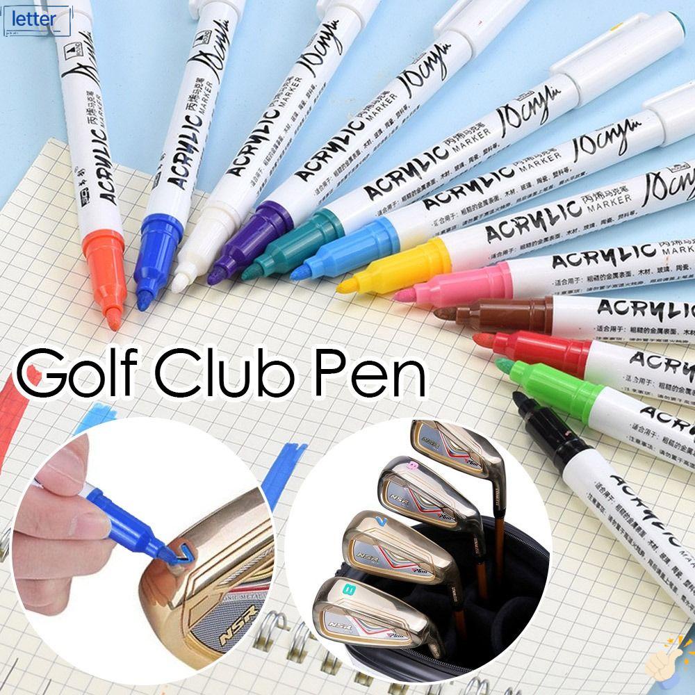 Bộ 12 Bút Đánh Golf Bằng Acrylic Màu Sắc Tươi Sáng