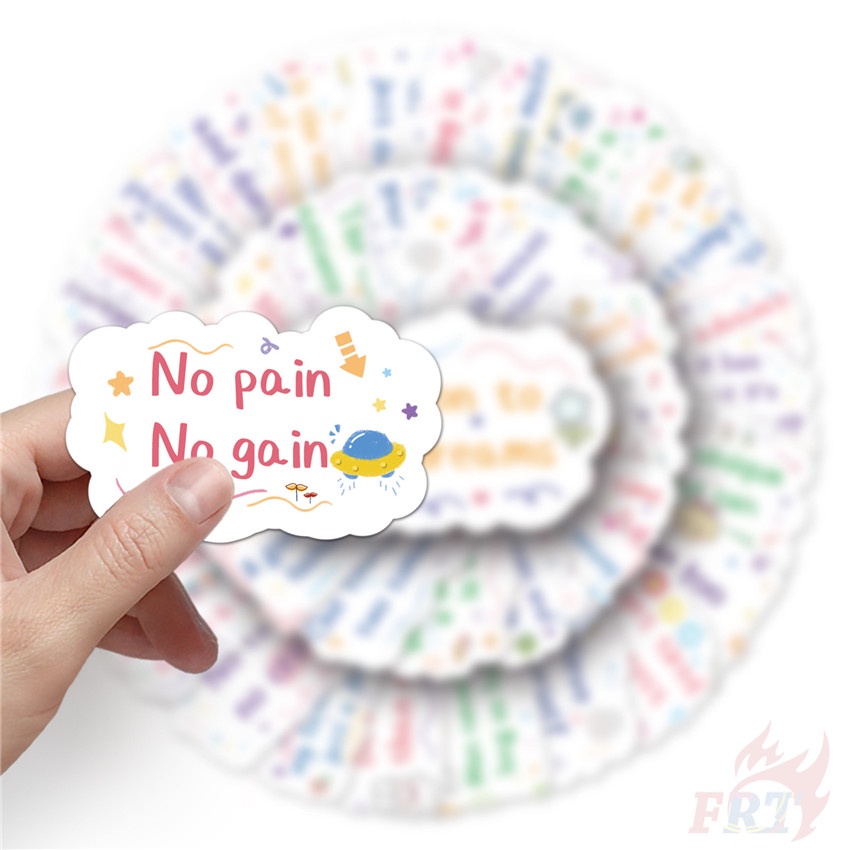 ❉ Sticker Dán Trang Trí Series 01 Vui Nhộn Độc Đáo ❉ Bộ 50 Sticker Chống Thấm Nước Họa Tiết Doodle Hợp Thời Trang