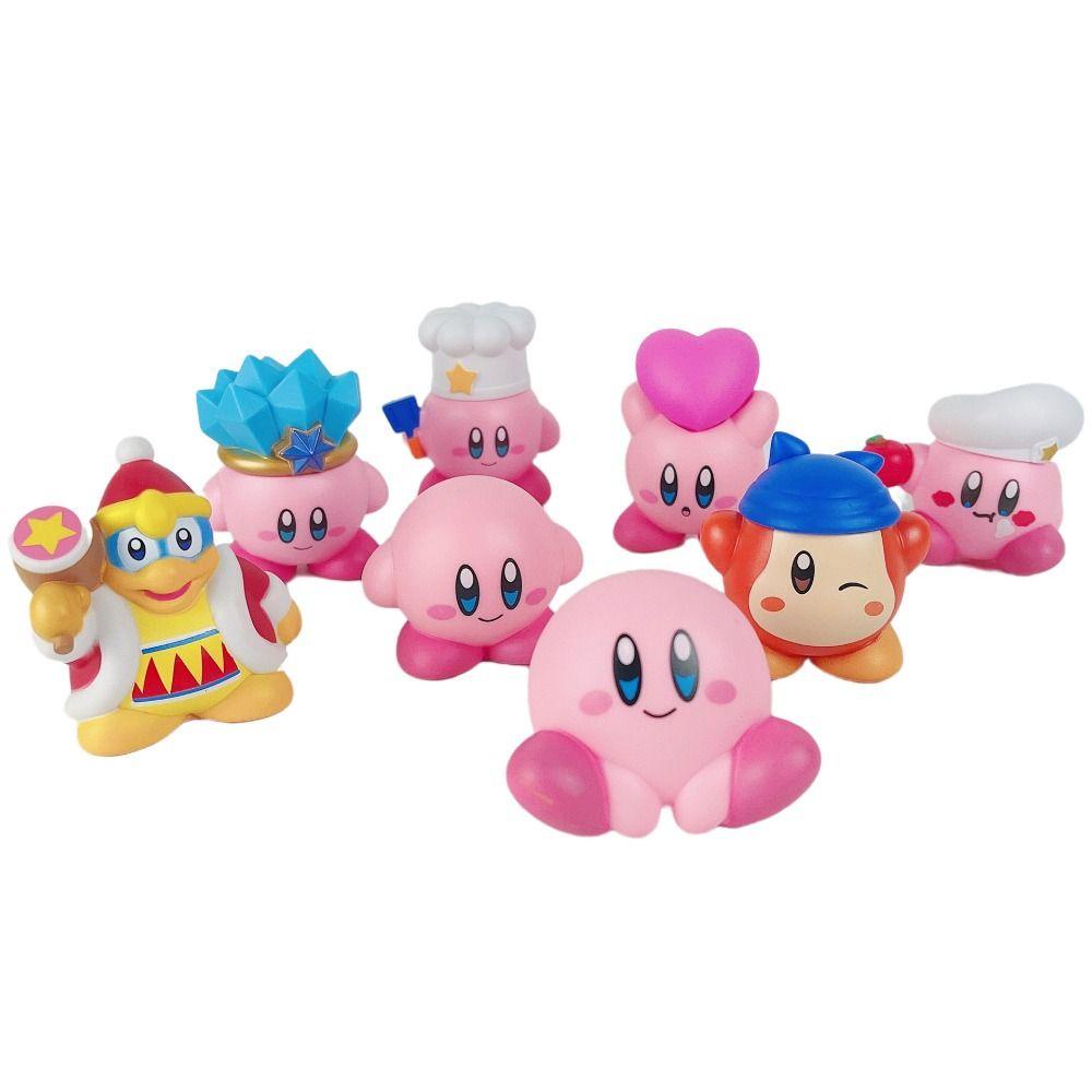 MALCOLM Mô Hình Nhân Vật Kirby Bằng PVC Dễ Thương
