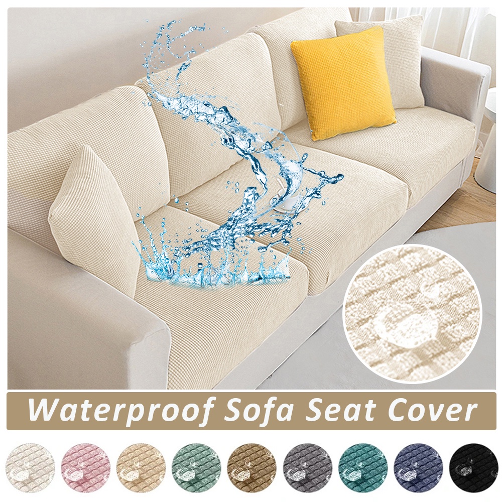 Vỏ Bọc Đệm Ghế Sofa Chữ L Bằng Vải Lông Cừu Chống Nước