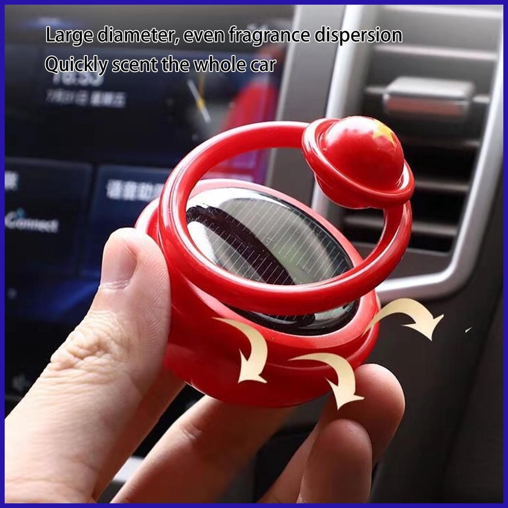 Máy Khuếch Tán Năng Lượng Mặt Trời Xoay Tự Động Trang Trí Xe Hơi