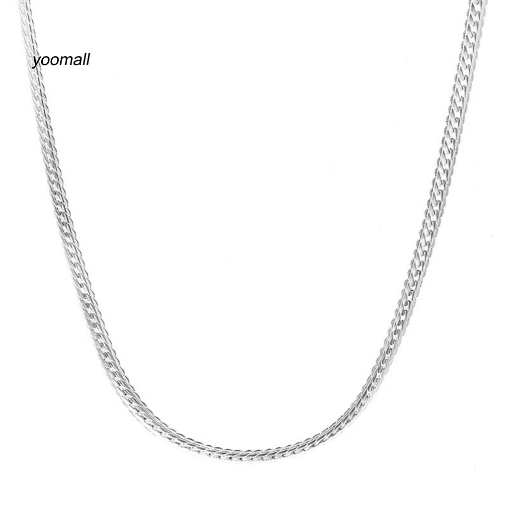 Vòng cổ Dạng Xoắn 20Inches 5mm Lâu Trôi Dễ Phối Đồ Thời Trang Dự Tiệc Cho Nam