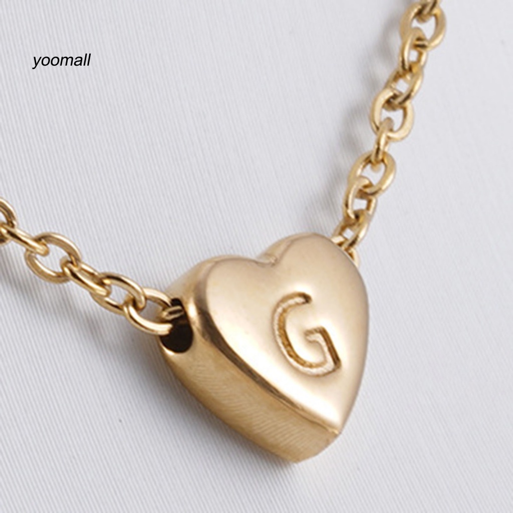 Vòng cổ Mạ Điện Mặt Chữ O Đơn Giản Cho Nữ