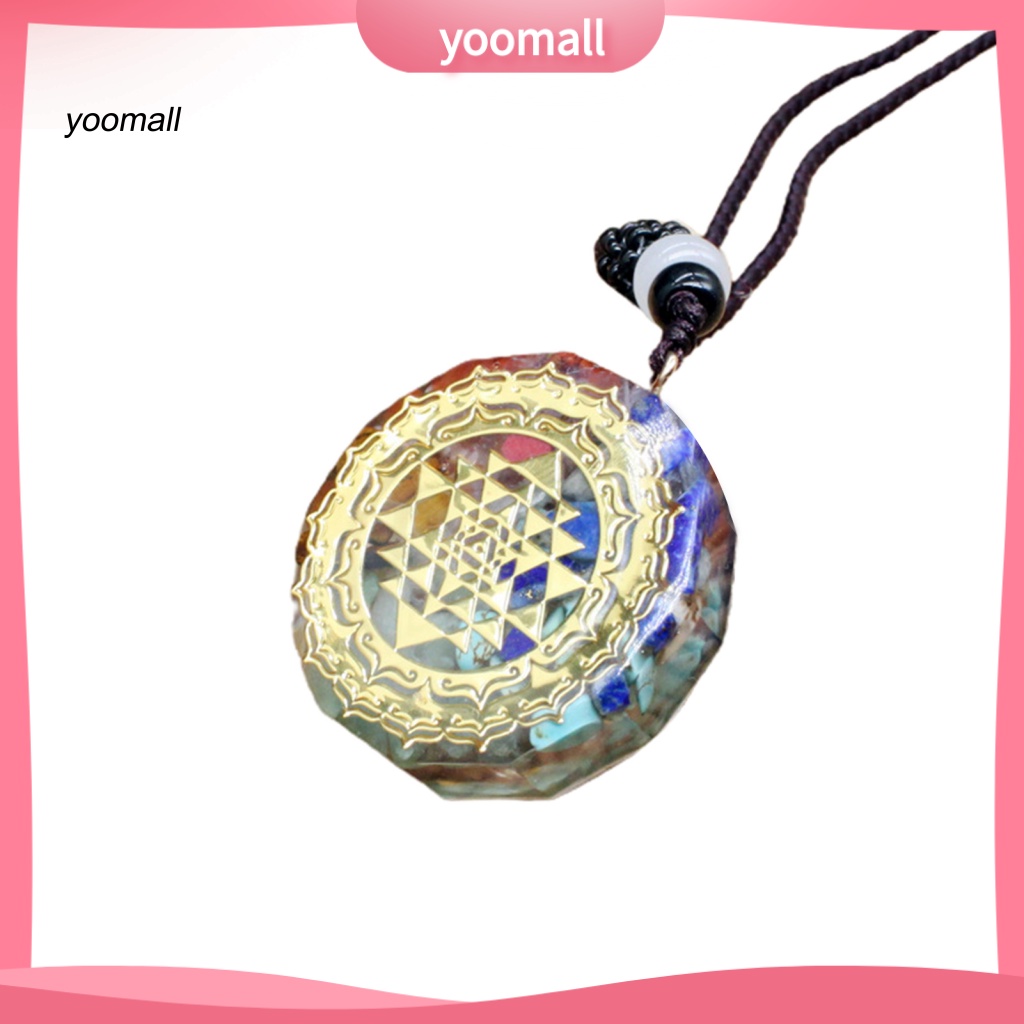 Vòng cổ Mặt Đá Chakra 7 Luân Xa