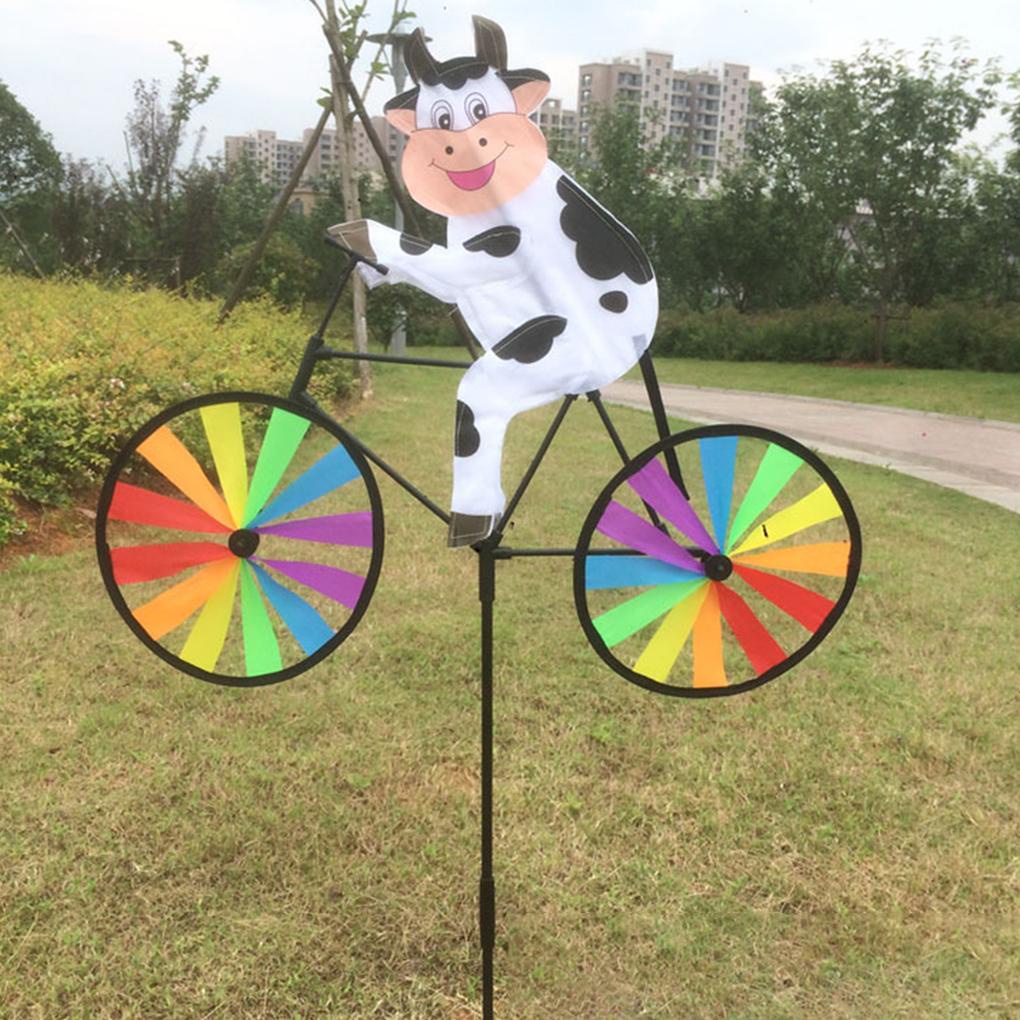 Chong Chóng Gió Đầy Màu Sắc Thú Vị Trang Trí Sân Vườn DIY