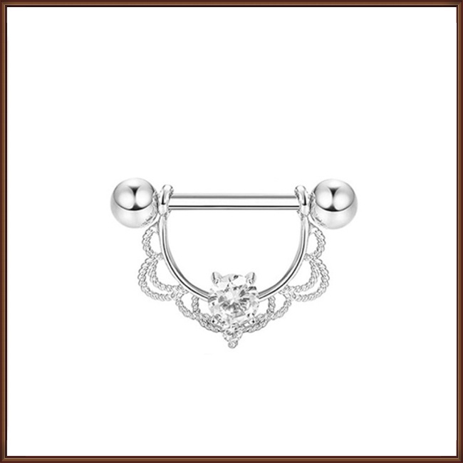 Khuyên Xỏ Cơ Thể Bằng Thép Không Gỉ Hình Chữ U Thời Trang Dành Cho Nữ