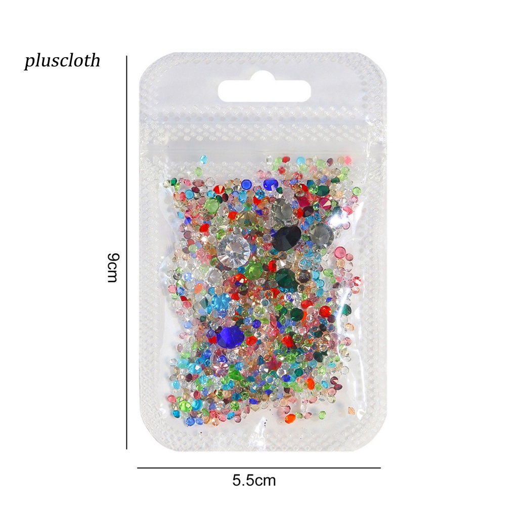 1 Túi Hạt Cườm Lấp Lánh Trang Trí Móng Tay Nghệ Thuật