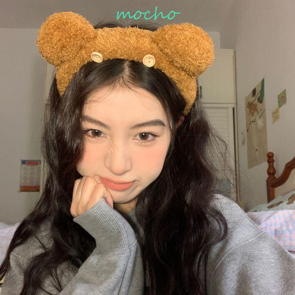 Băng Đô Cài Tóc Hình Gấu Bông Dễ Thương Cho Nữ